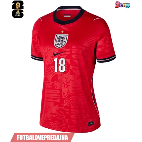 Lacne Ženy Futbalové dres Anglicko Anthony Gordon #18 MS 2026 Krátky Rukáv - Preč